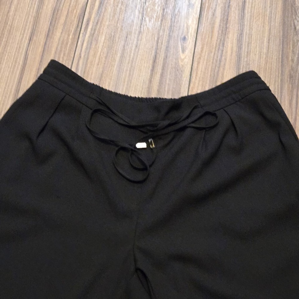 945. Zara Basic Collection Black Drawstring Busin… - image 2